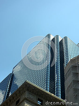 Modern skyrise building in Boston Massachusetts Stock Photo