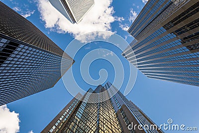 Modern Skyscrapers Stock Photo