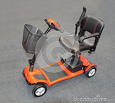 Electric Mobility Scooter. Stock Photo