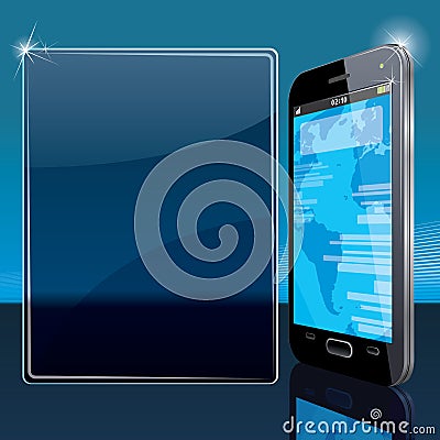 Modern Smart Phone Vector Illustration