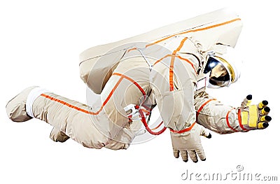 Modern space suit isolated Stock Photo