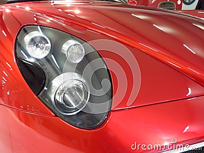 Modern sporty car detail Stock Photo