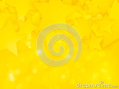 Abstract celebration background with circles and stars Vector Illustration