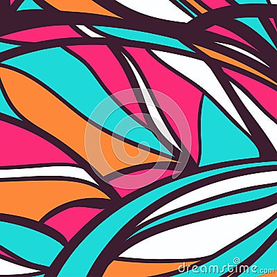 Modern style abstraction pattern. Vector illustration. Vector Illustration