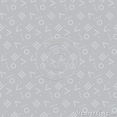 Modern style chaotic repeatable motif. Vector Illustration