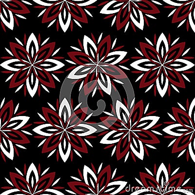 Modern stylish floral flower pattern Stock Photo