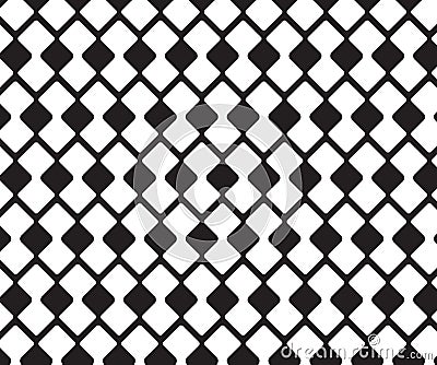 Modern stylish texture. Repeating geometric tiles with smooth sq Vector Illustration