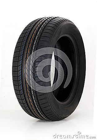 Modern summer car tire Stock Photo