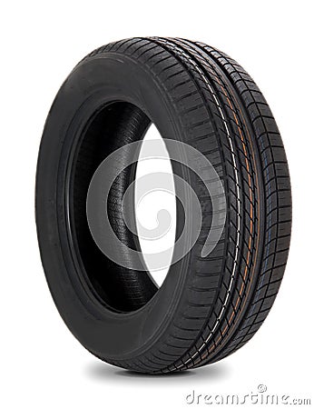 Modern summer car tire Stock Photo