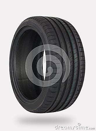Modern summer sports car tire Stock Photo