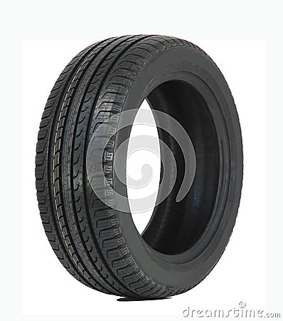 Modern summer sports car tire Stock Photo