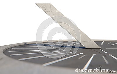 Modern Sundial Stock Photo