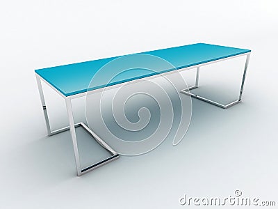 Modern table Stock Photo