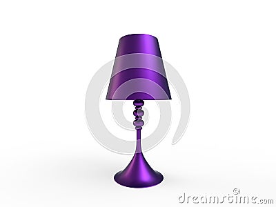 Modern Table Lamp Stock Photo