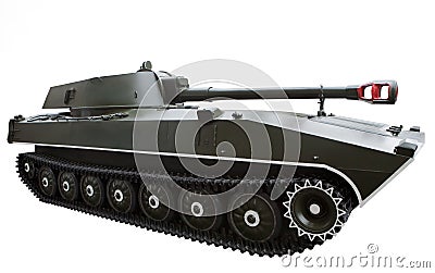 Modern tank Stock Photo