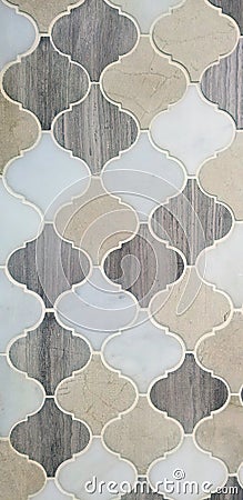 Texture Series - Modern Tile patterns Stock Photo