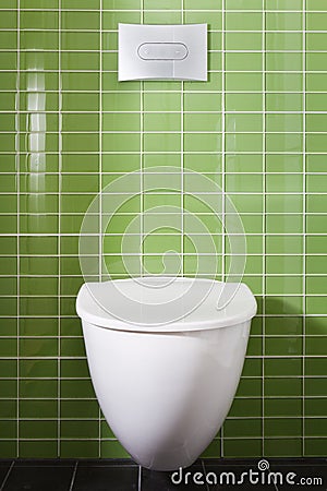 Modern toilet Stock Photo