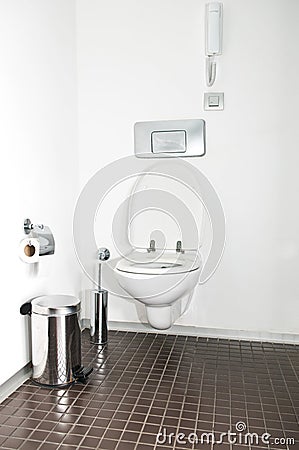 Modern toilette Stock Photo