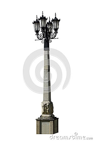 Modern torch in old stile. Stock Photo