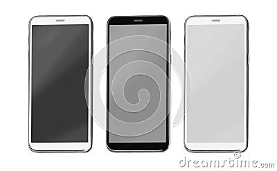 Modern touch screen smartphone Stock Photo