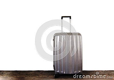 Modern Travel Suitcase Stock Photo