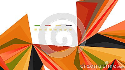 Modern triangle presentation template Vector Illustration