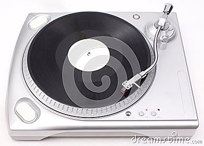 Modern Turntable Stock Photo