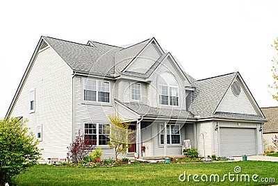 Two story house Stock Photo