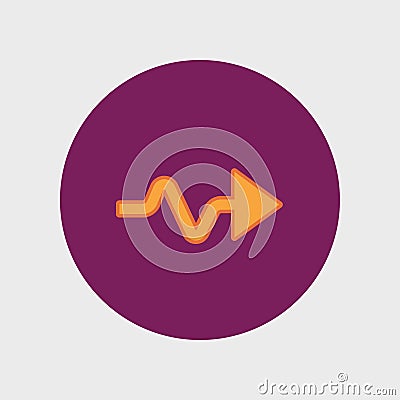 Modern universal arrow Vector Illustration