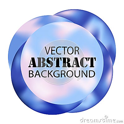 Modern vector banner Vector Illustration