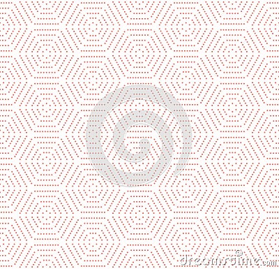 Modern Vector Seamless Dotted Pattern Vector Illustration