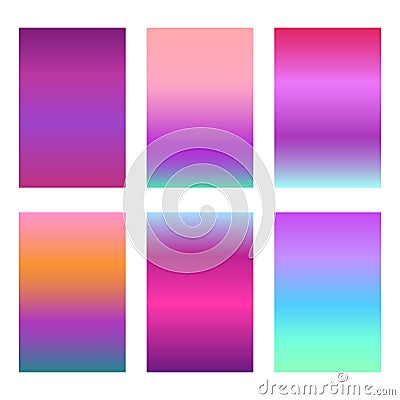 Modern violet gradients for smartphone backgrounds Stock Photo