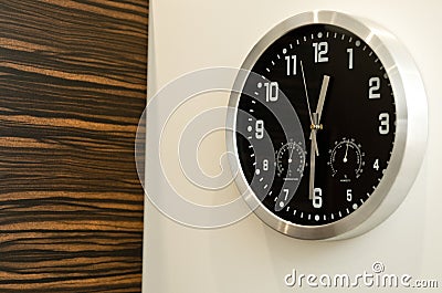 Wall clock Stock Photo
