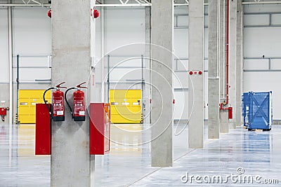 Modern Warehouse Stock Photo