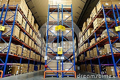 Modern warehouse Stock Photo