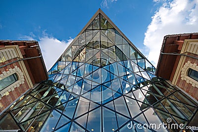 Modern whale shaped building Editorial Stock Photo