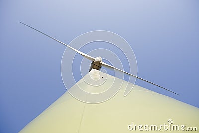 Modern Windmill Stock Photo