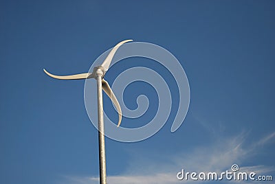 Modern Windmill Stock Photo