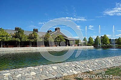 Modern winery Stock Photo