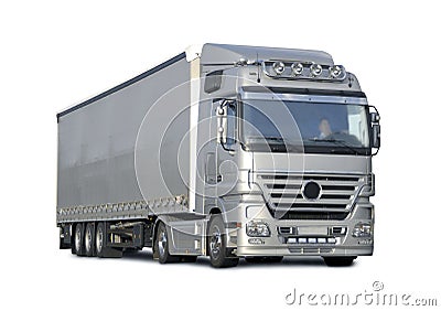 Modern Truck Stock Photo