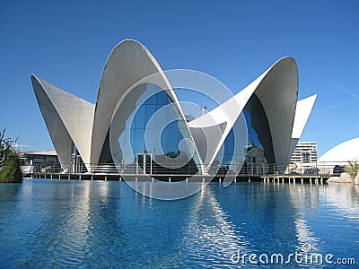 Modernist building Editorial Stock Photo