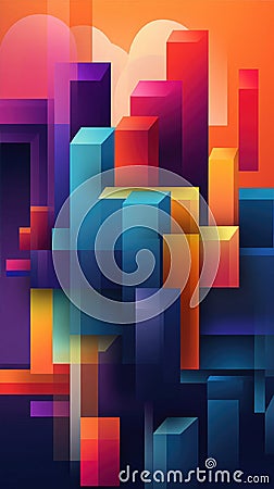 Modernist collages that combine different visual elements. Can be used as wall decorations. Abstract illustrations and Cartoon Illustration