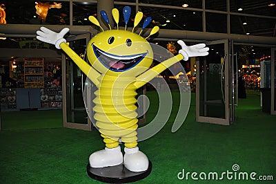 Modhesh - Mascot of Dubai Summer Surprises Editorial Stock Photo