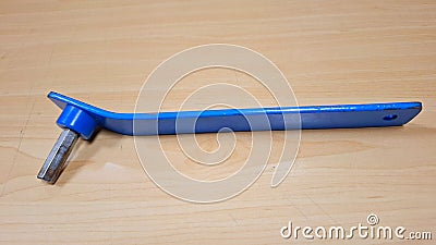 Modified allen key. Allen key or hexagonal key, or often called L key ( inbus key), can be categorized as a special key Stock Photo