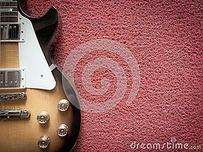 Modren guitar wallpaper Stock Photo