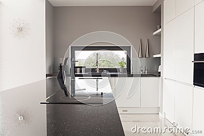 Modrn design kitchen Stock Photo