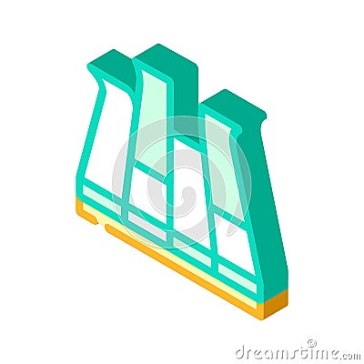 modular pva cover floor isometric icon vector illustration Vector Illustration