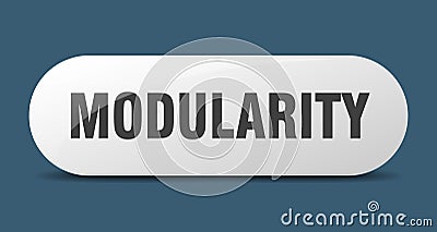 modularity button. modularity sign. key. push button. Vector Illustration