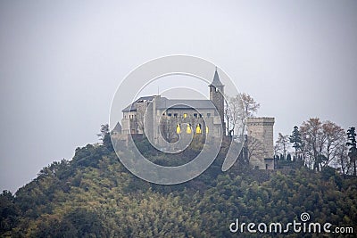 Luxury resort looks like castle on Moganshan, China Editorial Stock Photo