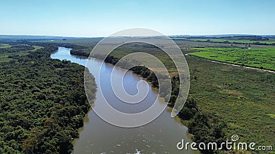 mogi guaçu river Stock Photo